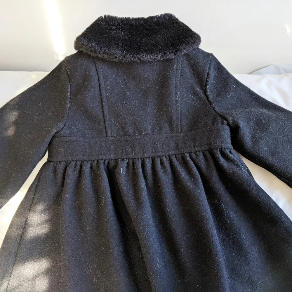 EUC Gymboree girl toddler pea coat size 18-24 months